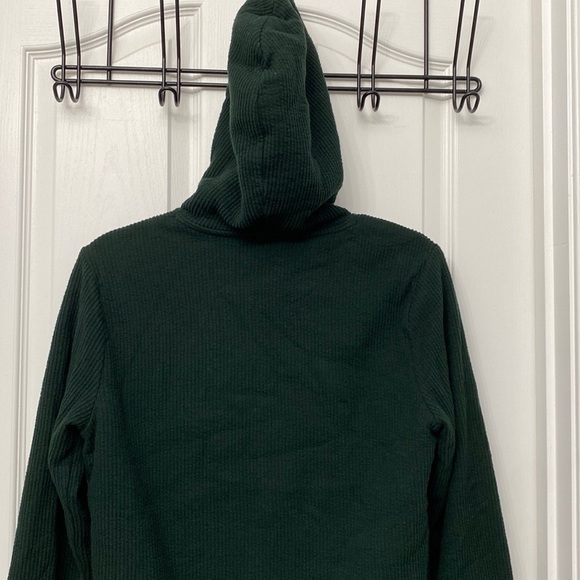 Old Navy Sherpa Lined Hoodie Dark Green Small - Picture 6 of 8